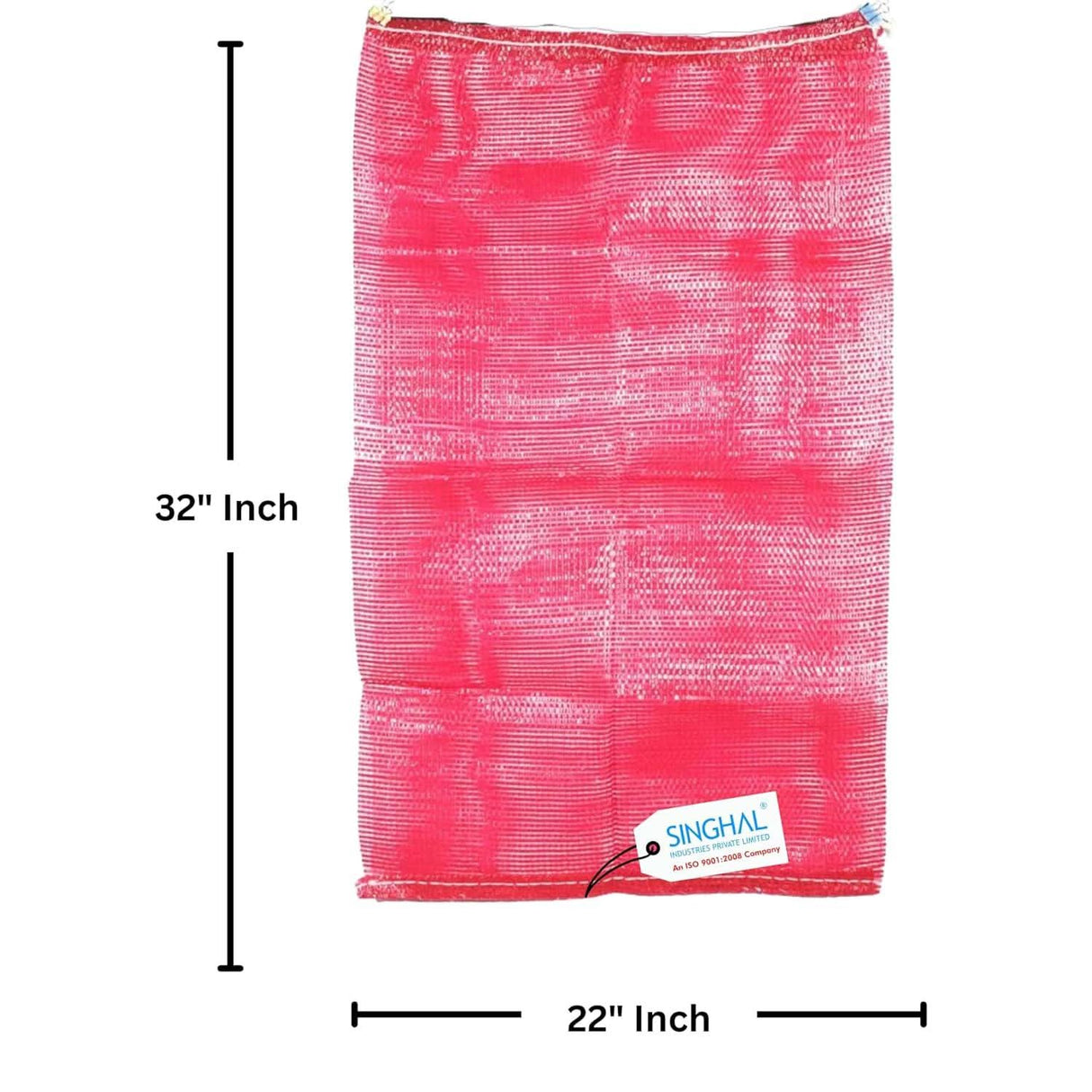 Storage Bags with Drawstring, Magenta (Rani Pink) Color Multipurpose Bora, Bori - Singhal Mart