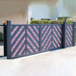 UV-Resistant Polypropylene Sheet – Pink Printed Design for Car Parking, Gates, Grills, Balconies & Privacy (3x10 Feet) – Durable & Stylish Covering - Singhal Mart