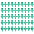 Water Spray Misting Nozzle Pack of 200 – Mini Sprinklers for Garden & Lawn Irrigation, 180-Degree Coverage, Green Plastic Drip System - Singhal Mart