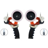 Singhal Heavy Duty Manual Hand Operated Tape Dispenser (50 mm and 2 Inch) with Stainless Steel Blade-Pack of 2