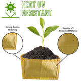 Yellow Grow Bag Rectangle 18x12x12 inch - Singhal Mart